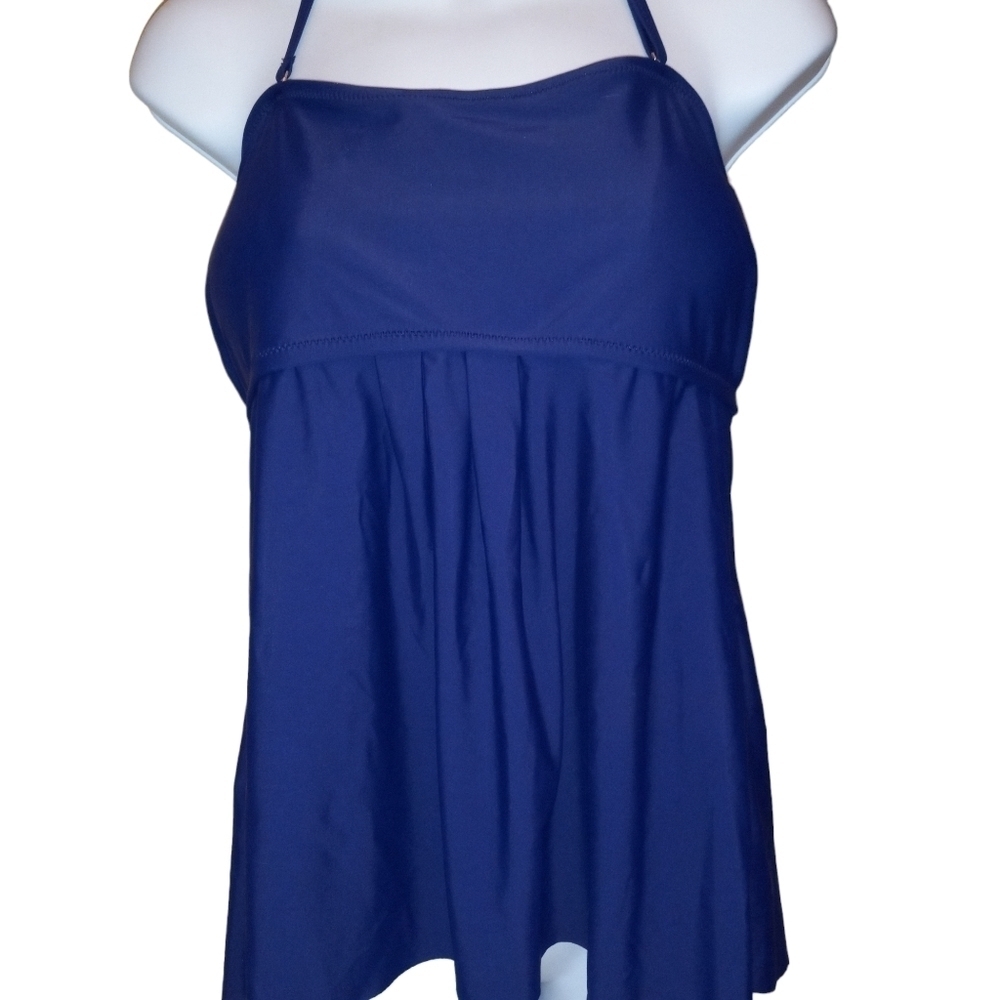 NWOT Maternity 2Pc Relaxed Gathered Swimsuit Sz Large